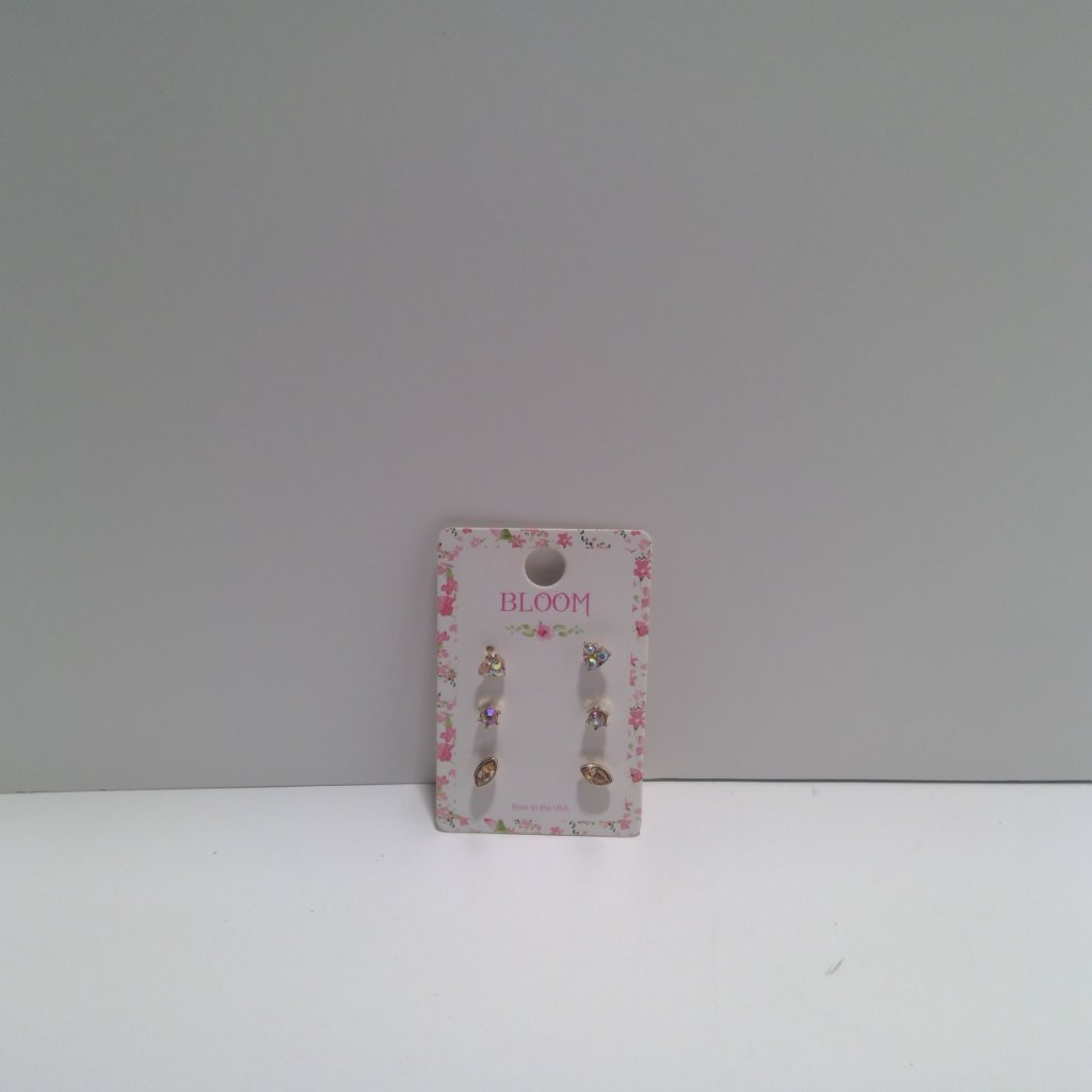Earrings Set Of 3 Pair